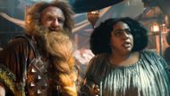 Sophia Nomvete with Owain Arthur in The Rings of Power | Image via Amazon MGM Studios